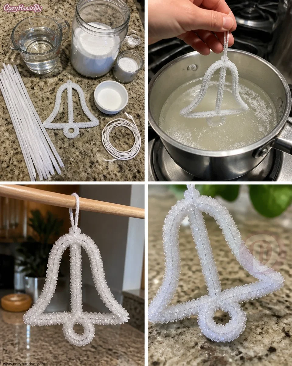 Crystal Wedding Bells Become Cozy Moments