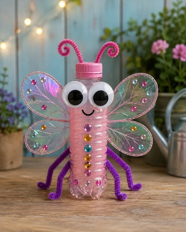 Coffee Filter Butterfly Craft with Markers 4 DIY Butterfly Craft