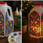 DIY Mosaic Milk Jug Lantern 8 DIY Mosaic Milk Jug Lantern