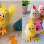 Egg Carton Chicks DIY Craft Ideas for Kids
