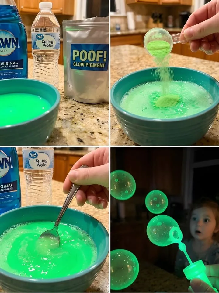 Glow-in-the-Dark Bubble Solution 4 Glow-in-the-Dark Bubble Solution