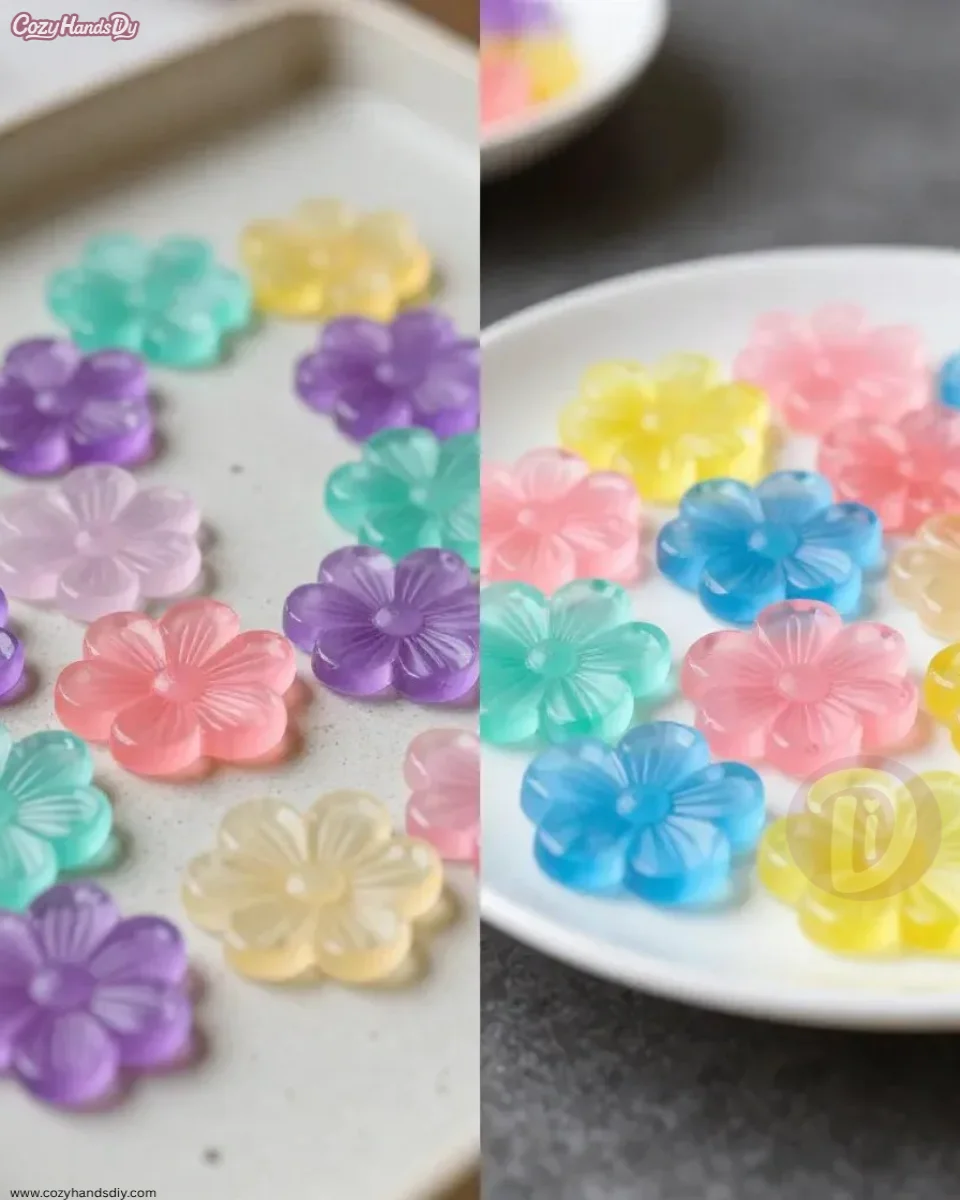 Glue Flower Window Cling Becomes Cozy