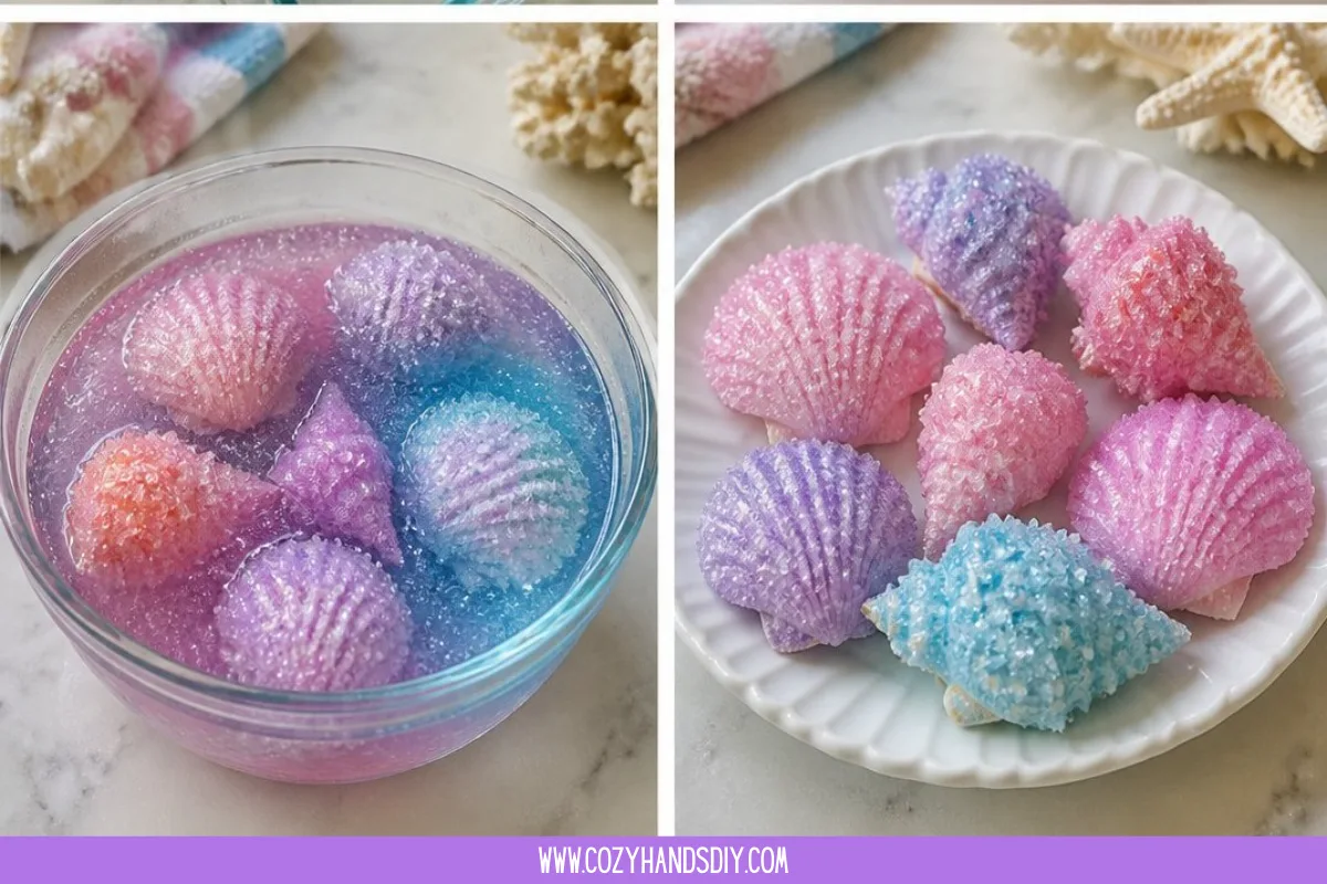 How to Make Crystal Seashells with Borax 5 How to Make Crystal Seashells