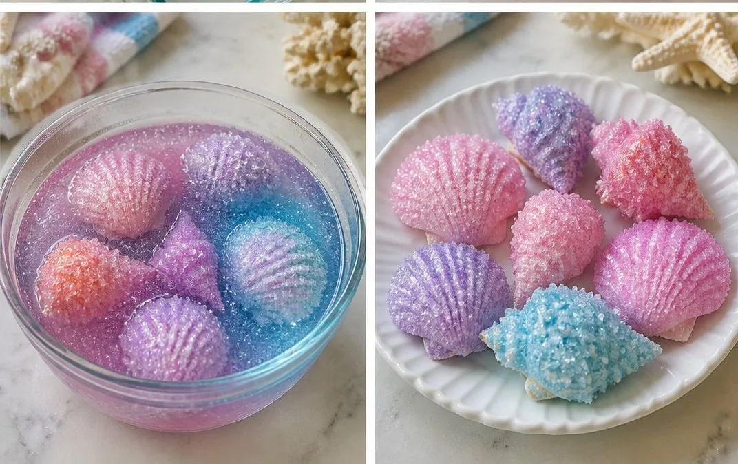 How to Make Crystal Seashells with Borax 6 How to Make Crystal Seashells