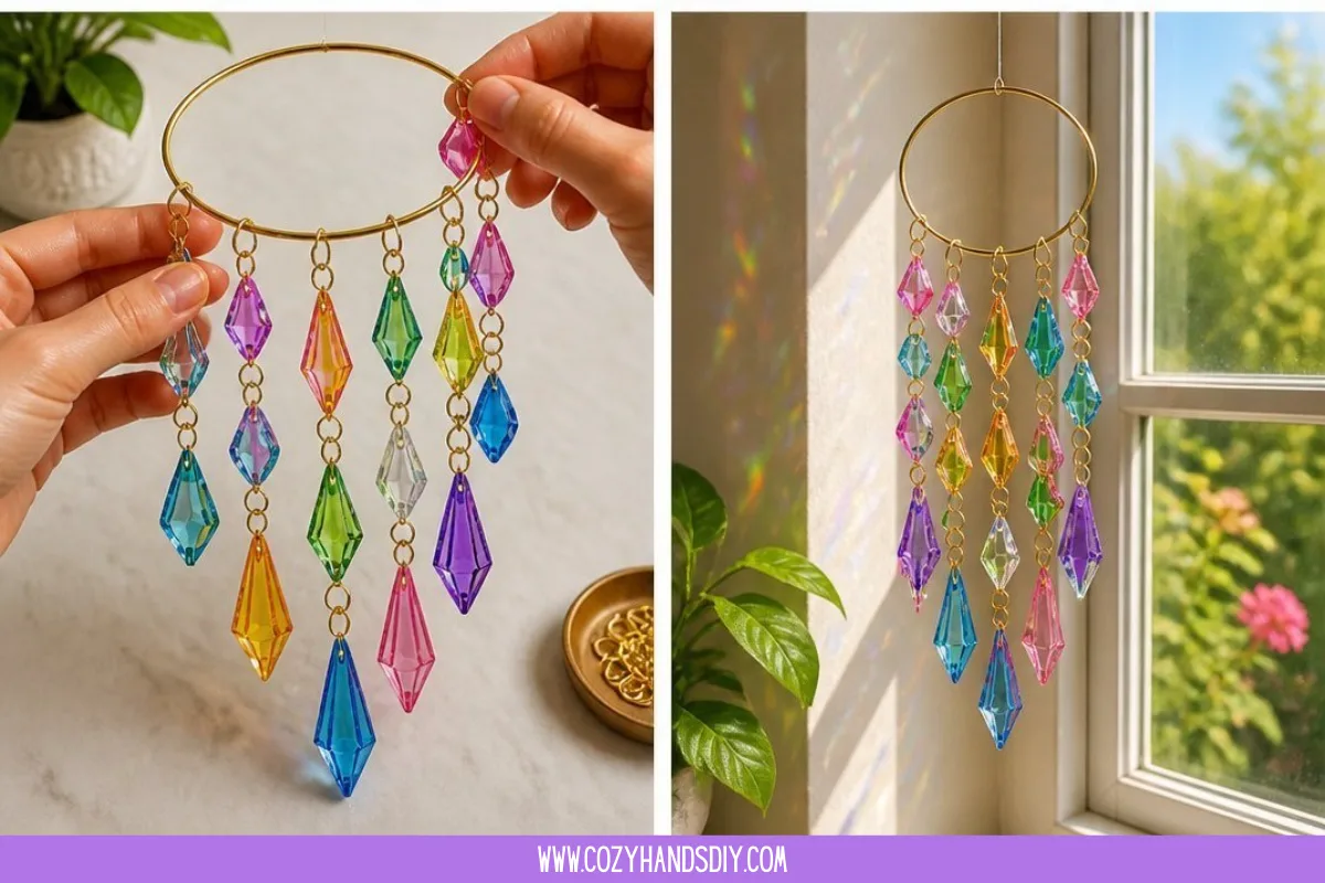 How to Make a Recycled Plastic Bottle Crystal Suncatcher