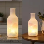 Milk Jug Fairy Lantern Becomes Cozy