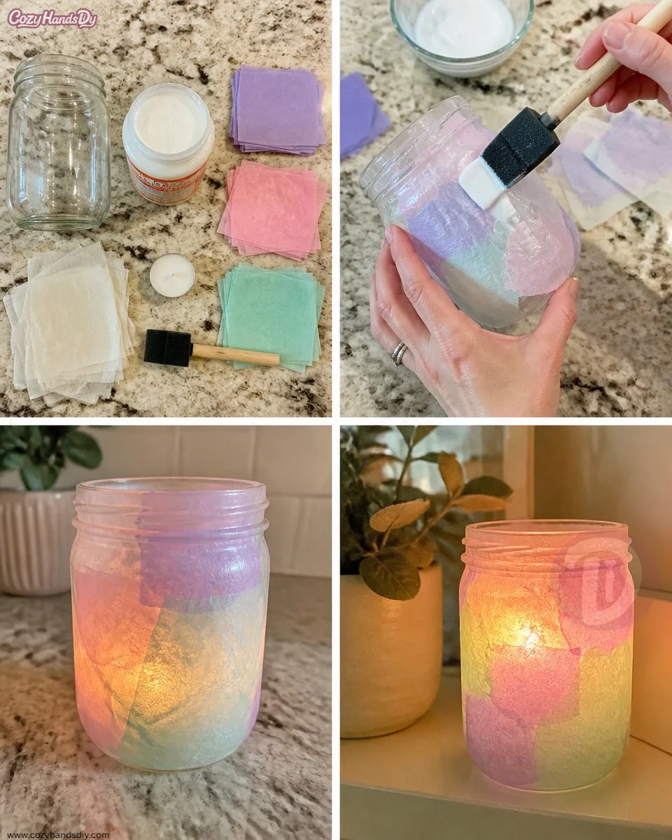 Pastel Wedding Candle Holder Becomes Cozy 6 Pastel Wedding Candle Holder Becomes Cozy