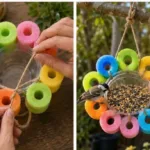Pool Noodle Bird Feeder Becomes Cozy 8 Pool Noodle Bird Feeder Becomes Cozy