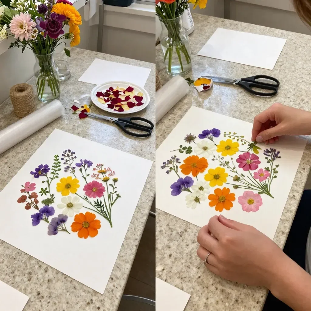 Pressed Flower Bookmark Keepsake