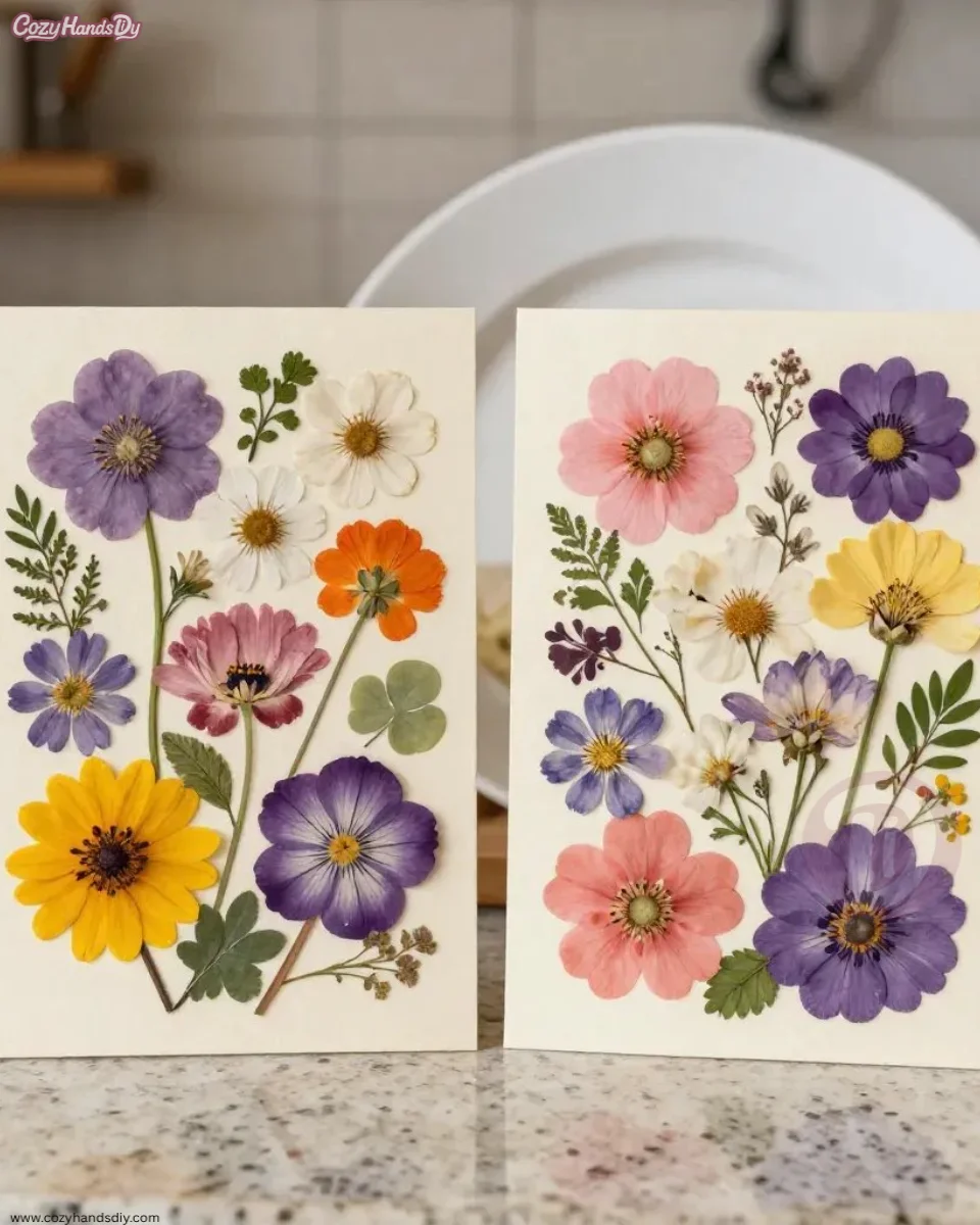 Pressed Flower Bookmark Keepsake Watch This