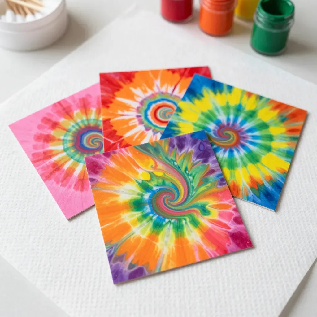A vibrant blend of Rainbow Milk Whirl creating a calming atmosphere.