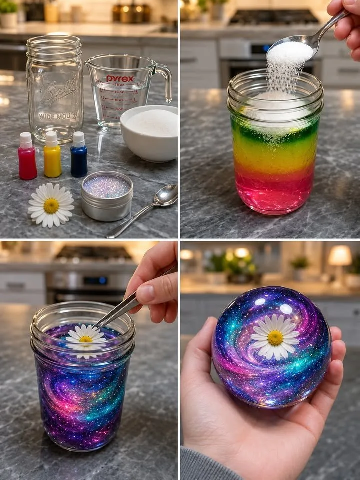 Rainbow Sugar Crystal Magic