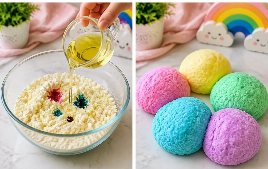 Lavender Scented Cloud Dough for Calm Play 6 Soft Cloud Dough