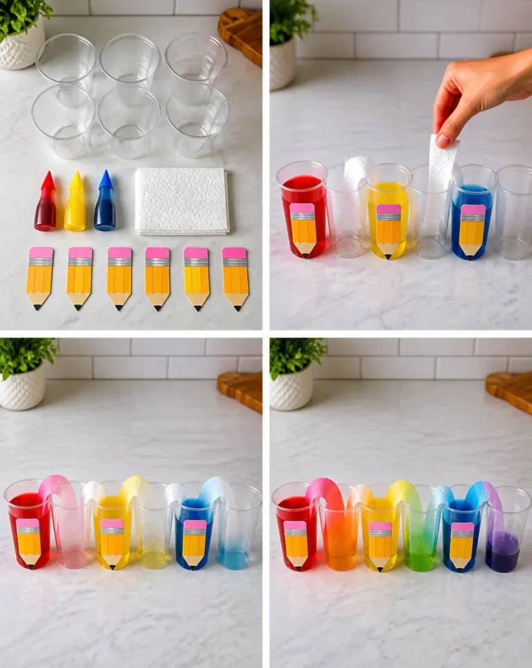 Vibrant Back-to-School Rainbow Walking Water Pencils for creative art projects