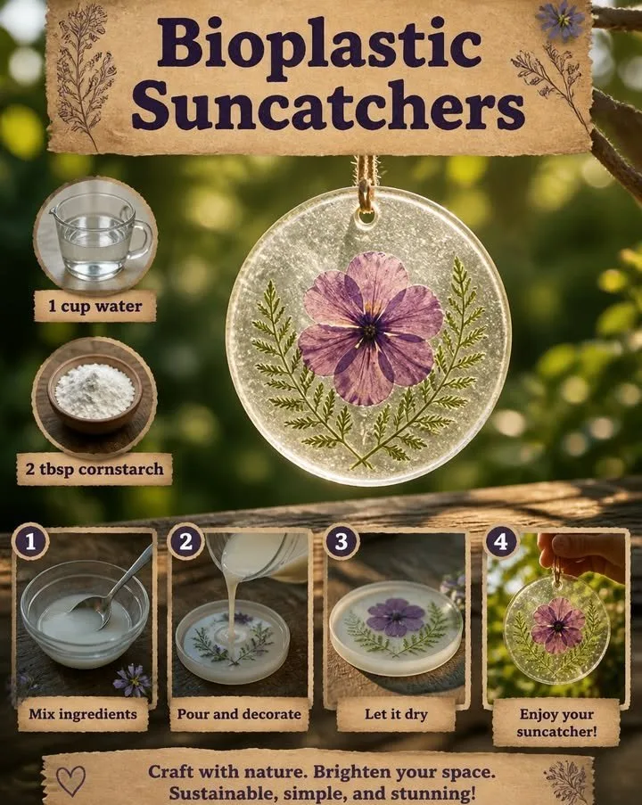 Bioplastic Suncatchers