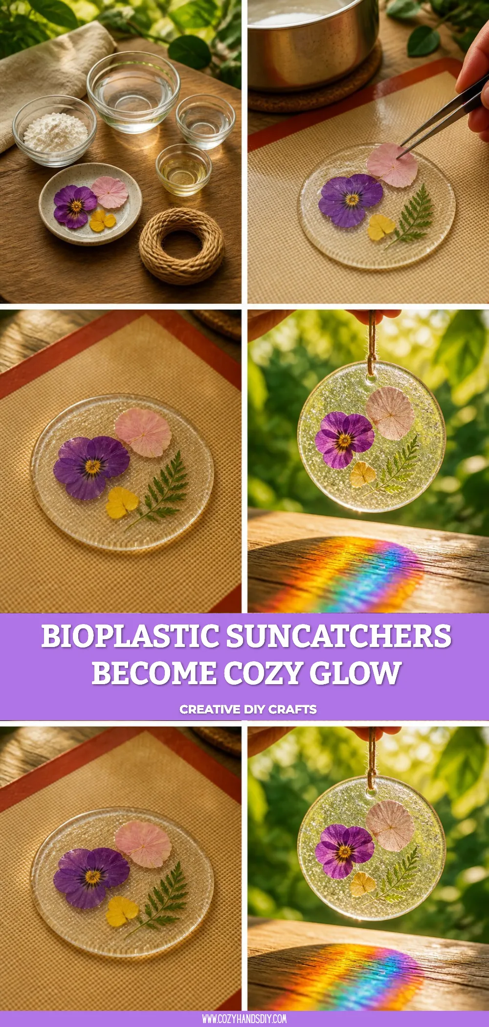 Bioplastic Suncatchers Become Cozy Glow