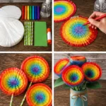 Coffee Filter Rainbow Apple Bouquet 8 Coffee Filter Rainbow Apple Bouquet