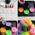 Fizzing Rainbow Witch Cauldron Experiment Cozy