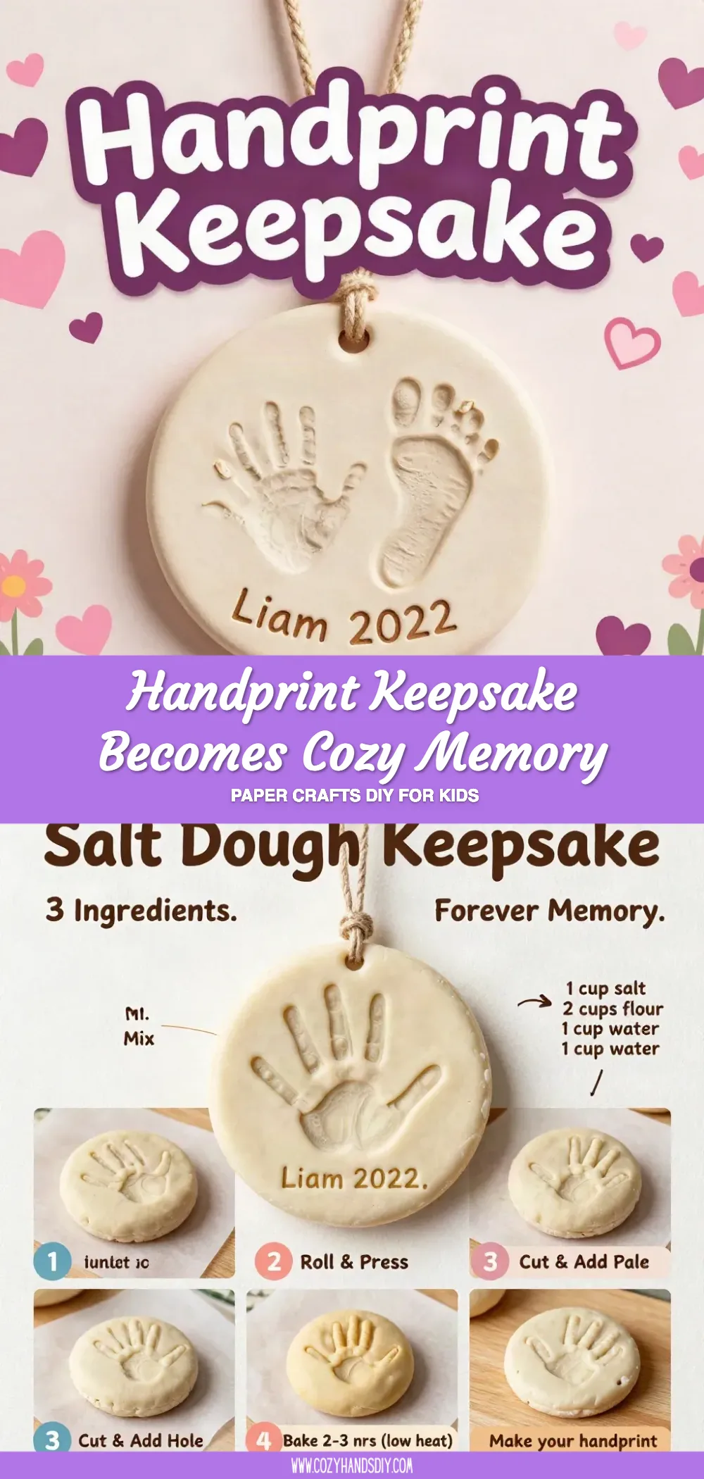 Handprint Keepsake Becomes Cozy Memory