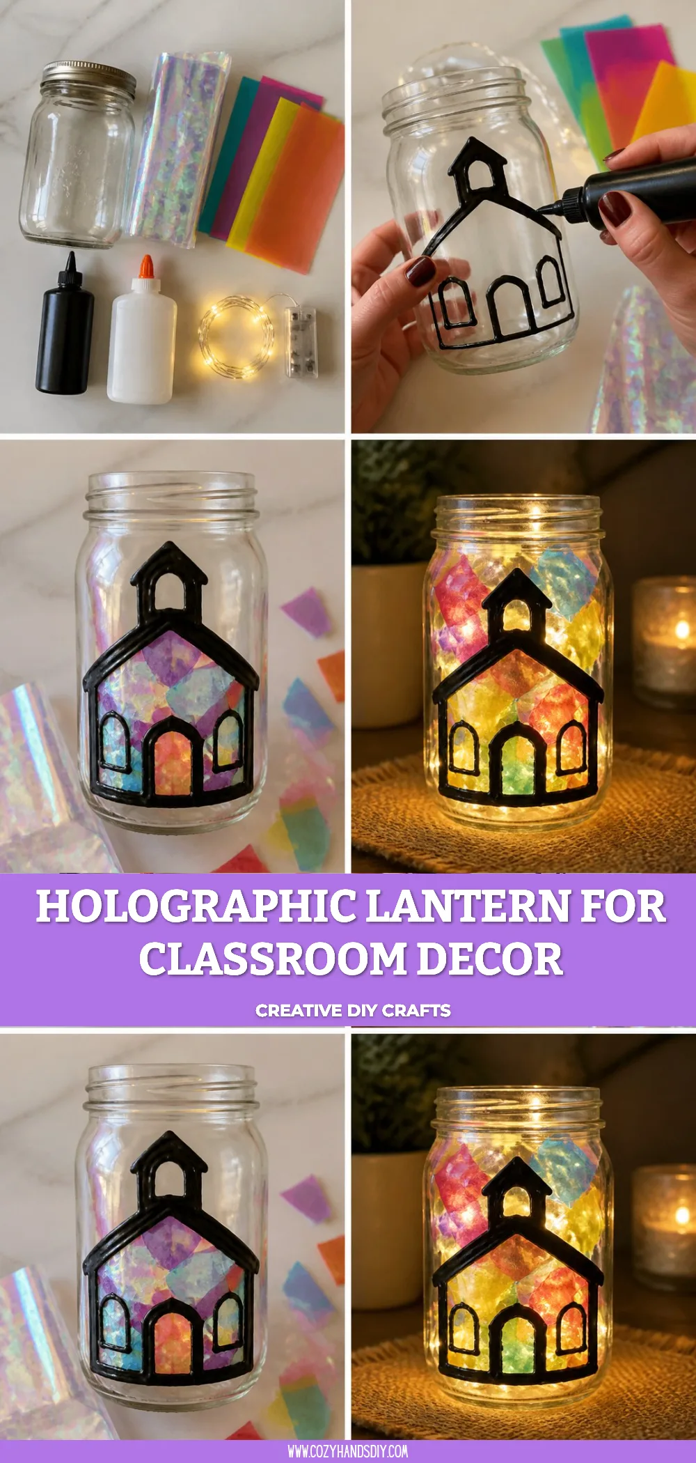 Holographic Lantern for Classroom Decor 6 Holographic Lantern for Classroom Decor