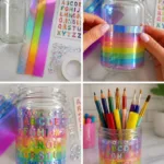 Holographic Pencil Jar for Back to School Supplies