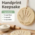 Kids Handprint Memory Keepsake Craft