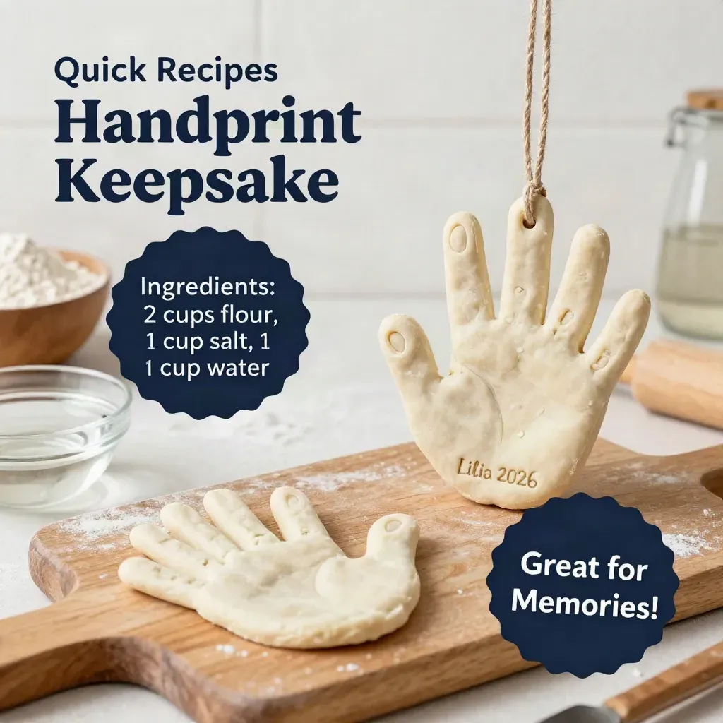 Kids Handprint Memory Keepsake Craft 5 Kids Handprint Memory Keepsake Craft