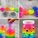 Rainbow Glowing Monster Slime Jar 8 Rainbow Glowing Monster Slime Jar