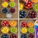 Rainbow Monster Lunchbox Snack Cups 8 Rainbow Monster Lunchbox Snack Cups
