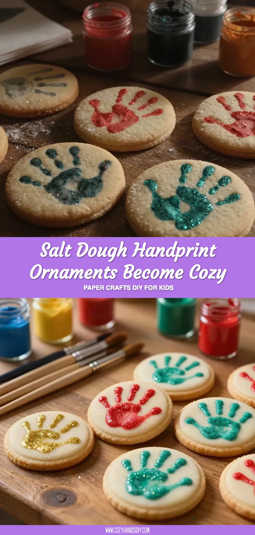 Salt Dough Handprint Ornaments Become Cozy 6 Salt Dough Handprint Ornaments Become Cozy