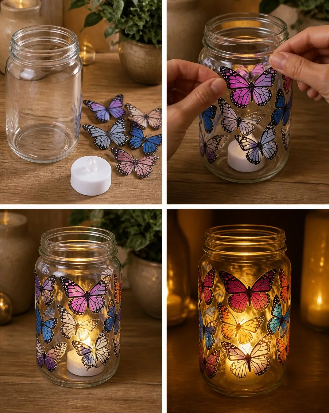 Butterfly Lantern Becomes Cozy Night Light 2 Butterfly Lantern