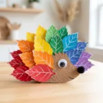 DIY Rainbow Leaf Hedgehog Craft Tutorial 8 diy rainbow leaf hedgehog craft tutorial 2026 09 08 153150 1