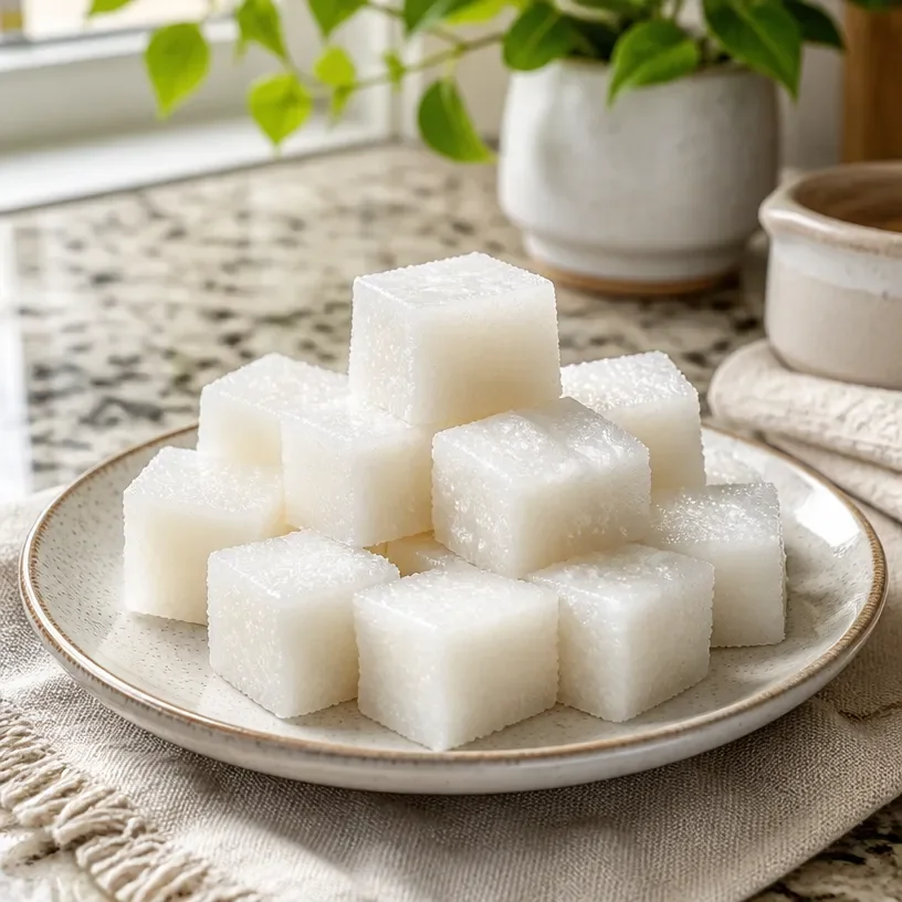 Eco-friendly cornstarch dough used for crafting cozy decor items