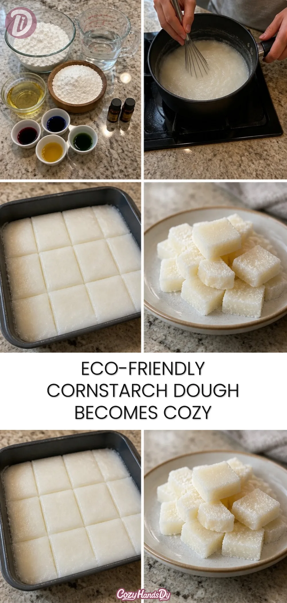 Eco-Friendly Cornstarch Dough Becomes Cozy