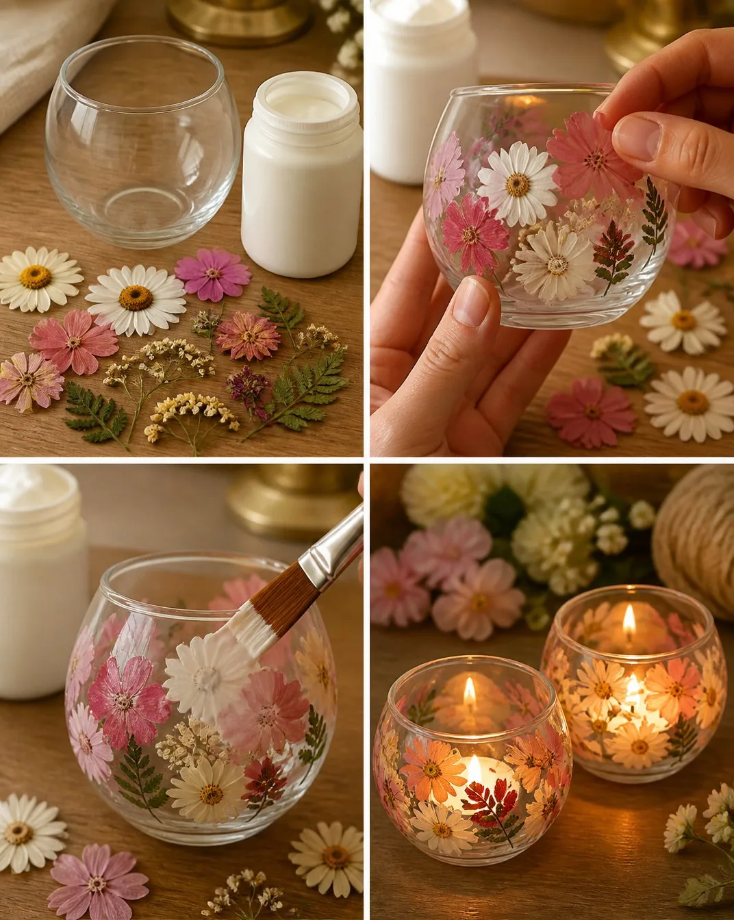 Elegant Floral Tealight Holders for Home Decor 6 Elegant Floral Tealight Holders for Home Decor