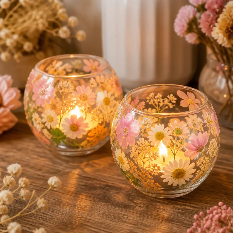 Elegant Floral Tealight Holders for Home Decor 7 Elegant Floral Tealight Holders for Home Decor
