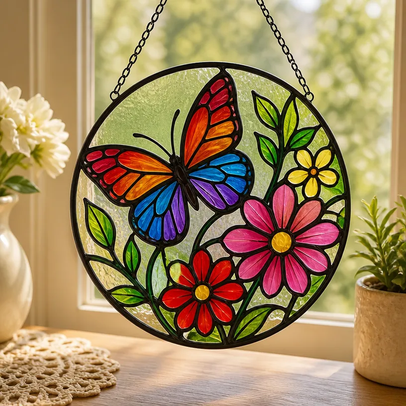 Faux Stained Glass Craft