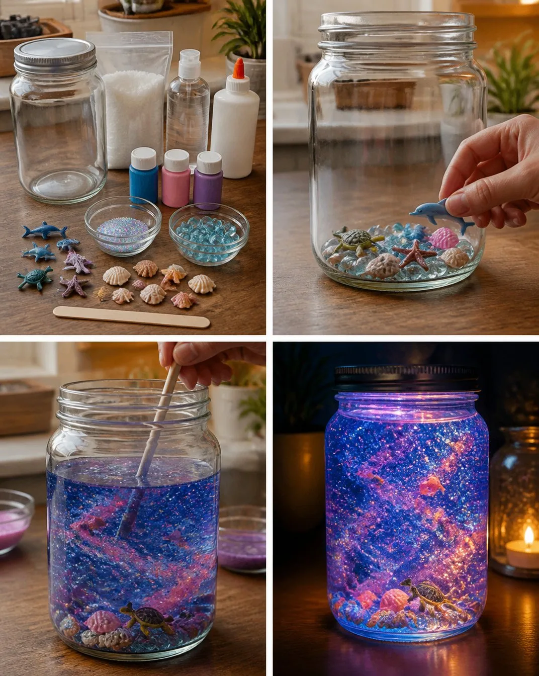 Galaxy Ocean Jar Becomes Cozy Calm 6 Galaxy Ocean Jar Becomes Cozy Calm