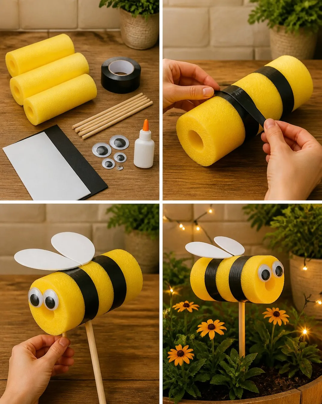 Giant Bumblebee Garden Decor Becomes Cozy 2 Giant Bumblebee Garden Decor Becomes Cozy