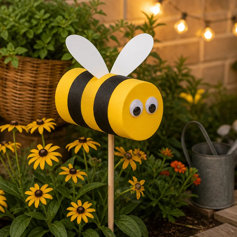 Giant Bumblebee Garden Decor Becomes Cozy 3 Giant Bumblebee Garden Decor Becomes Cozy