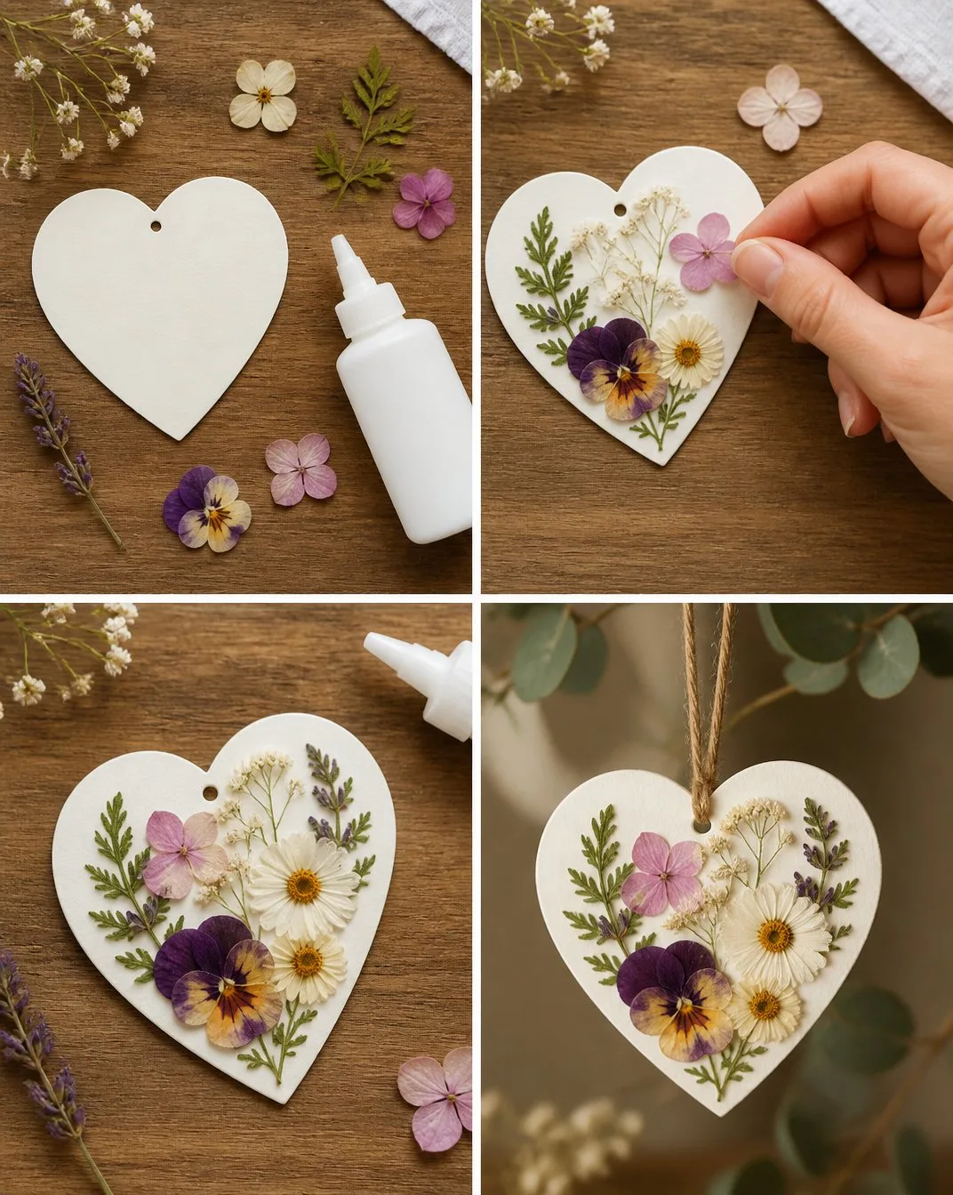 How to Make a Botanical Heart Ornament 6 How to Make a Botanical Heart Ornament