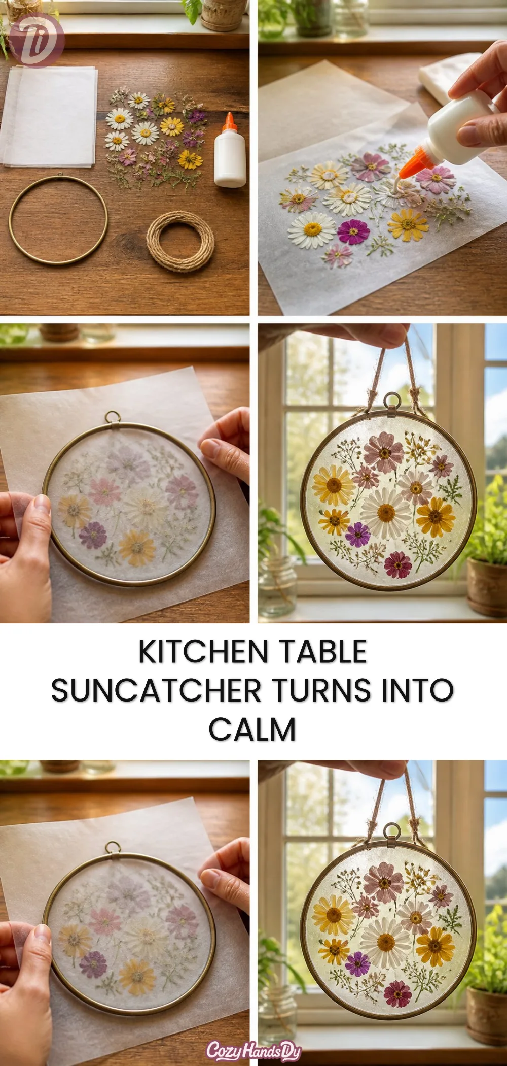 Kitchen Table Suncatcher Turns Into Calm