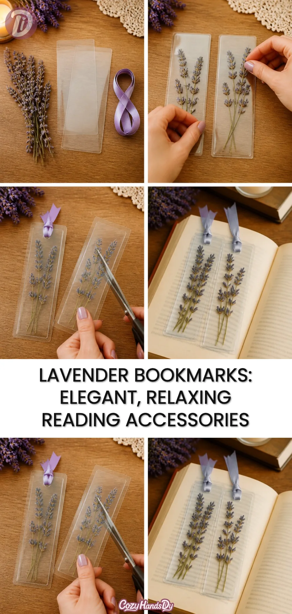 Lavender Bookmarks: Elegant, Relaxing Reading Accessories