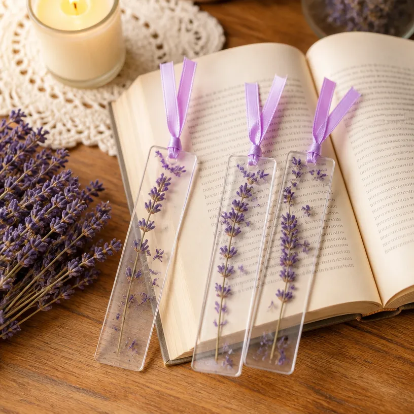 Lavender Bookmarks: Elegant, Relaxing Reading Accessories