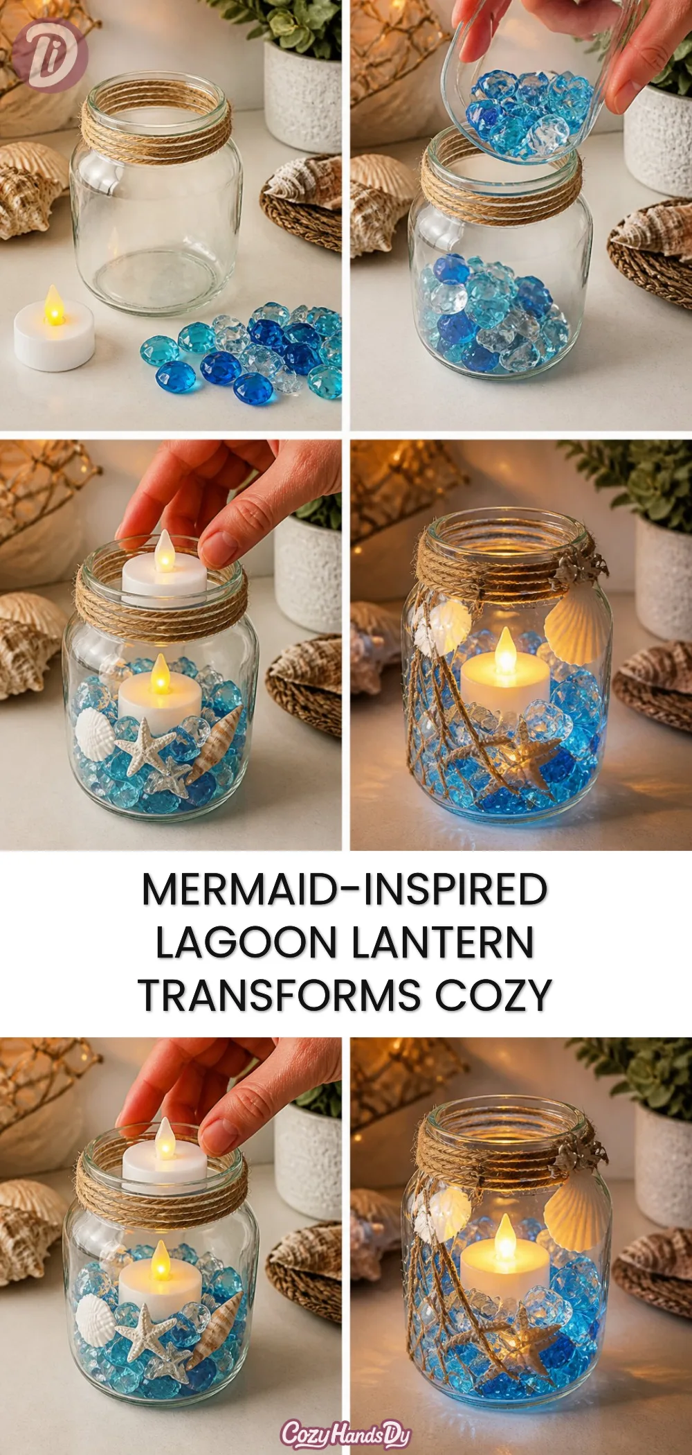 Mermaid-Inspired Lagoon Lantern Transforms Cozy