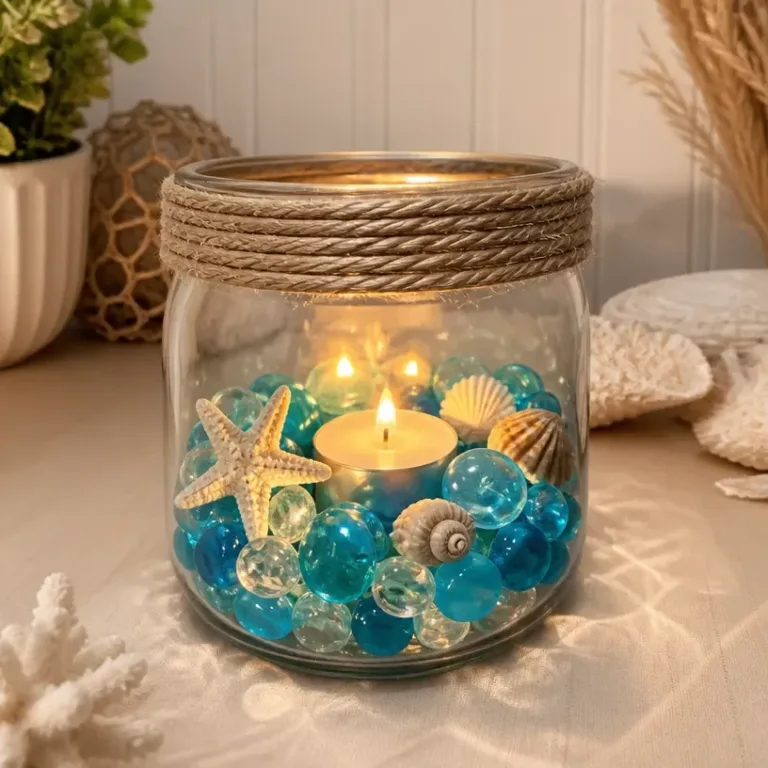Mermaid-Inspired Lagoon Lantern for cozy home décor