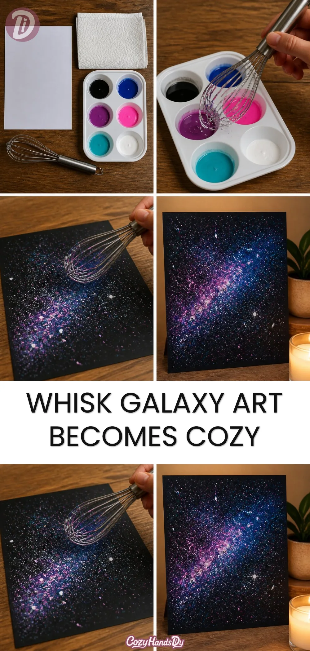 Whisk Galaxy Art Becomes Cozy