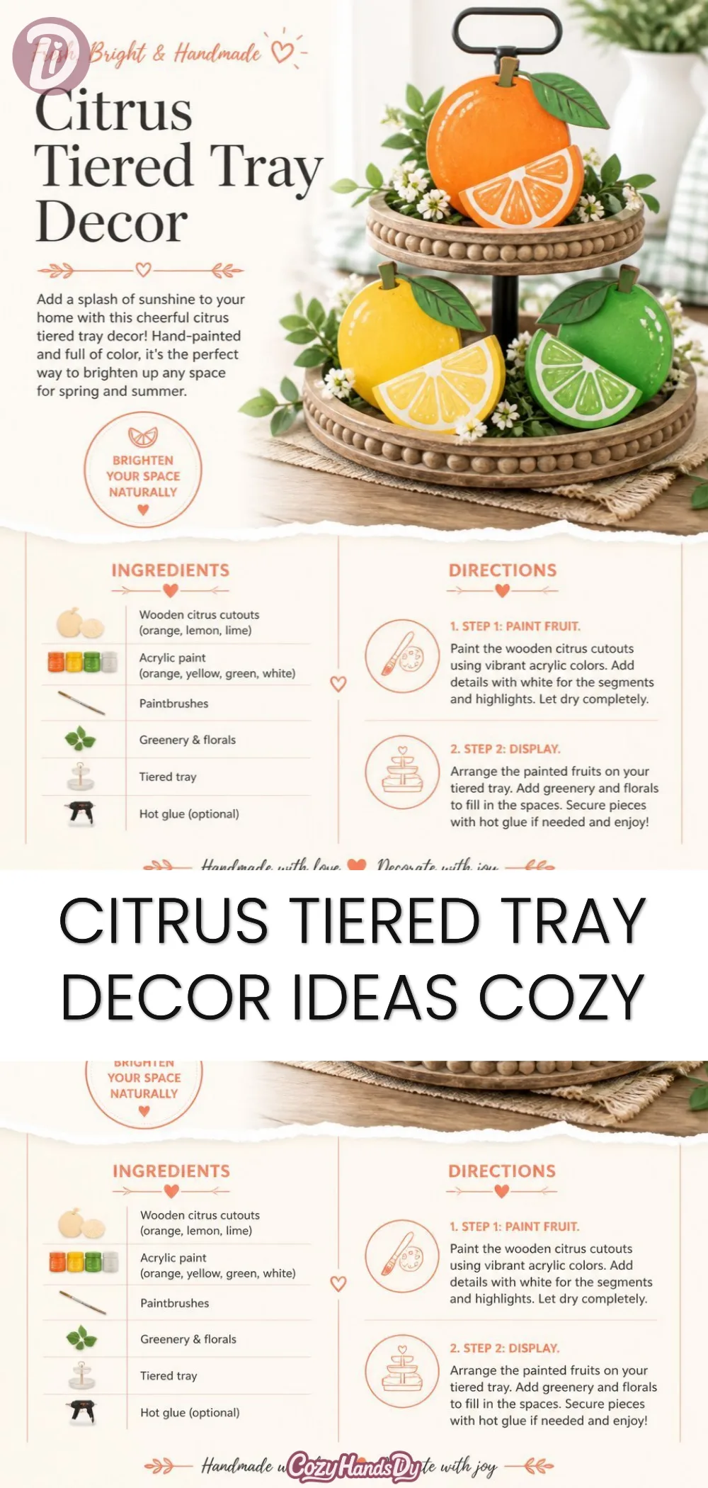 Citrus Tiered Tray Decor Ideas Cozy 5 Citrus Tiered Tray Decor Ideas Cozy