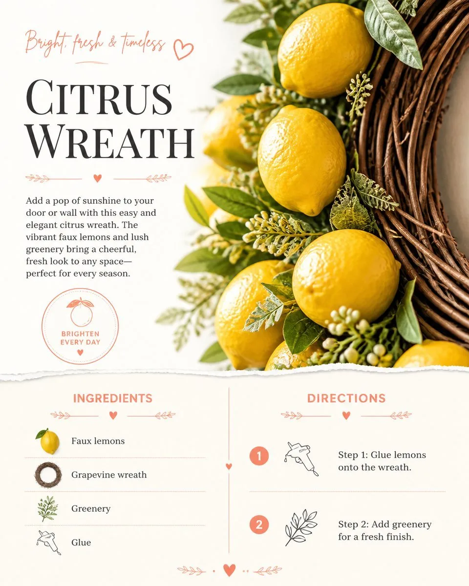 Citrus Wreath 6 Citrus Wreath