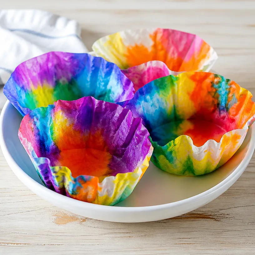 Coffee Filter Fireworks: Easy DIY Crafts